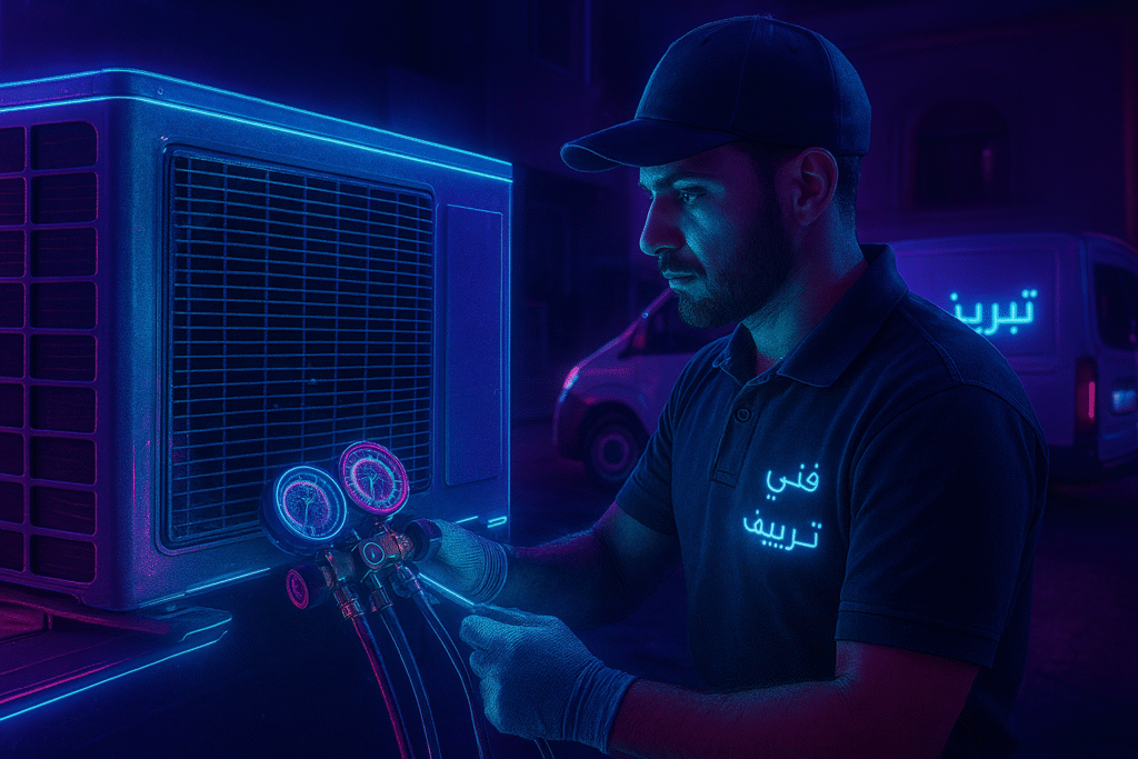 فني تبريد وتكييف زهرة لبن