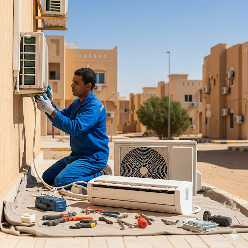خدمة شاملة لمكيفات وادي لبن:0542528346 دليلك الكامل للصيانة والإصلاح والتركيب