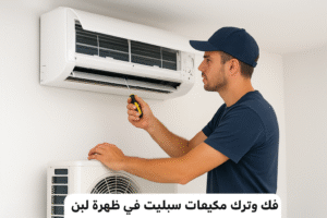 فك وتركيب مكيفات سبليت في ظهرة لبن