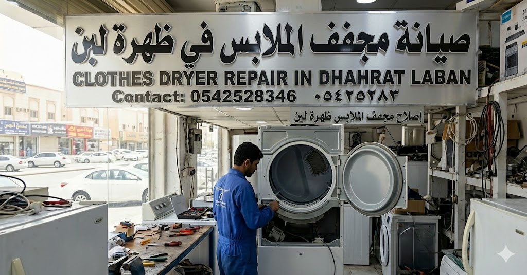 صيانة مجفف الملابس في ظهرة لبن