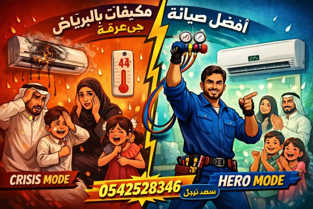 أفضل صيانة مكيفات بالرياض حي عرقة – محمد نبيل في خدمتكم