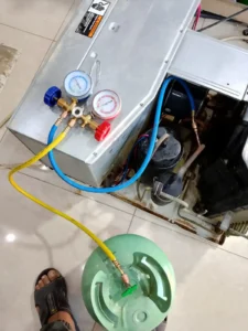 gas charge window ac working 