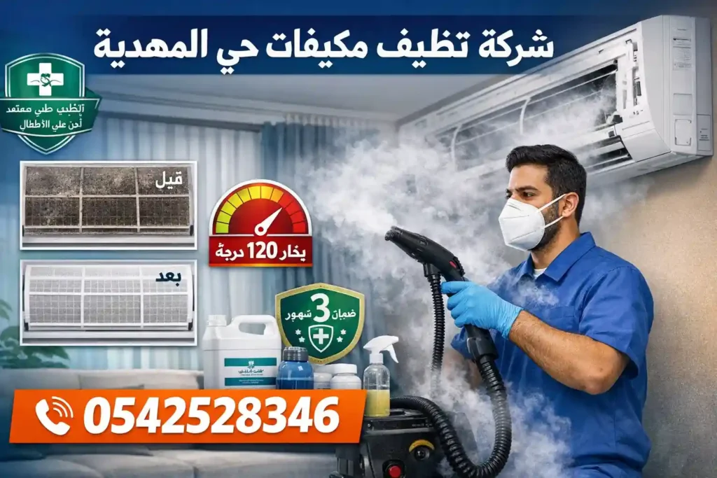 شركة تنظيف مكيفات حي المهدية – محمد نبيل الخبير المتخصص