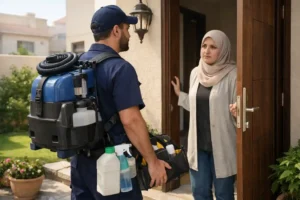 Air conditioning-cleaning service al-mahdiyah street