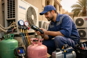 Freon refill for air conditioners repair service