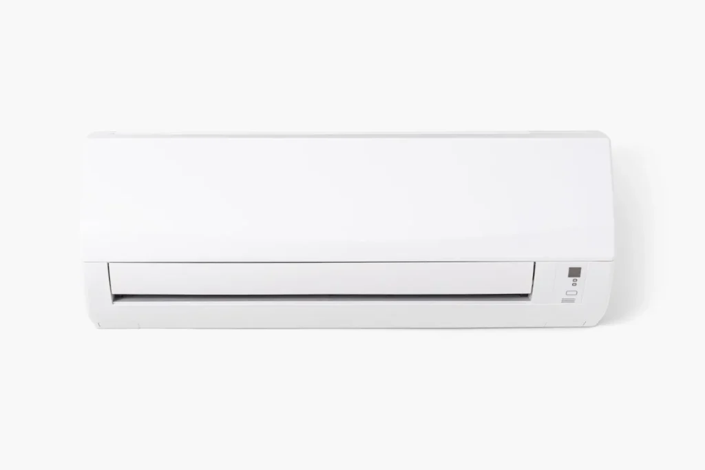 White wall mounted split air conditioner